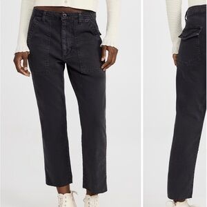 AMO Easy Army Trouser in Washed Black